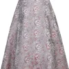 MarJo Damen Trachtenrock "Bianca" Blumenmuster 900070 | Dark Powder 70cm