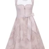 MarJo Dirndl "Dana" mit Spitzenschürze 699165 | Puderrosa 65cm