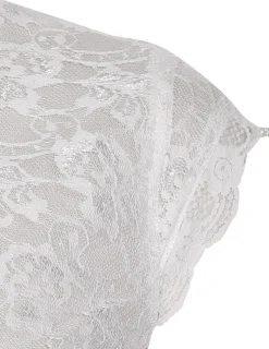 MarJo Dirndlbluse "Delrose-Eva" mit Flügelarm | Creme