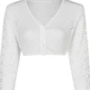 Nina von C. 3/4 Arm Dirndlbluse "Riley" Bio Baumwolle 40471327 | Weiß