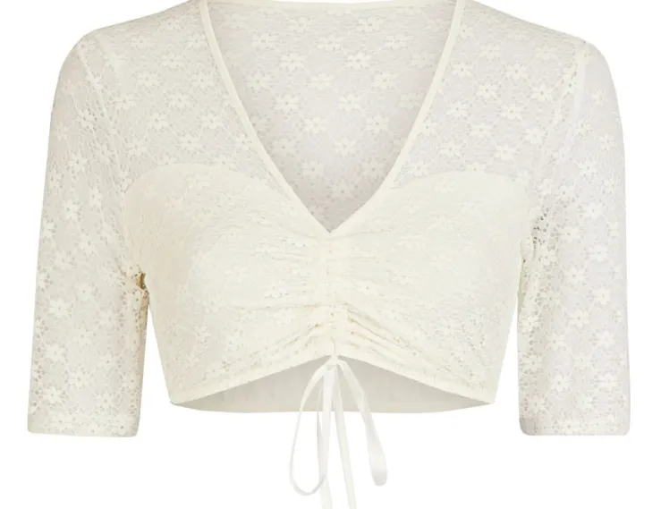 Nina von C. Dirndlbluse "Myleen" Traditionell 16463963 | Champagner