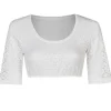 Nina von C. Halbarm Dirndlbluse "Suna" Bio Baumwolle 40463327 | Weiß