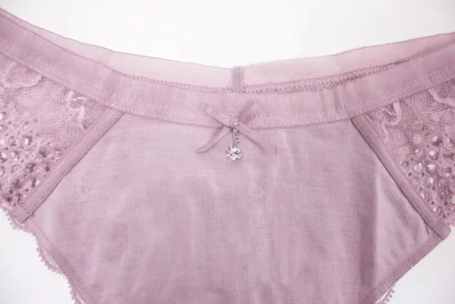 Nina von C. Slip Lambada String mit Strass 1695485 | Mauve