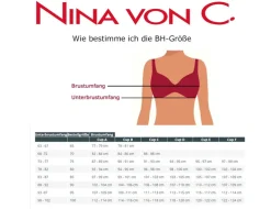 Nina von C. Spacer Bügel BH mit Spitze 48527971 | Taubenblau