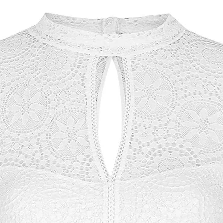 Nina von C. Spitzen Dirndlbluse "Julia" Traditionell 16467893 | Weiß