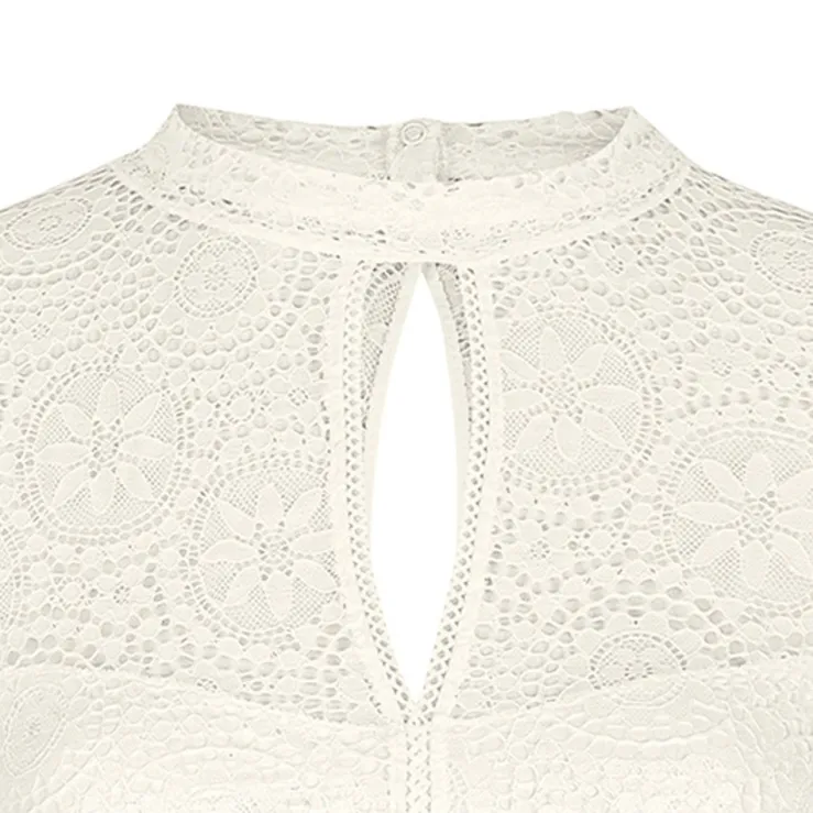 Nina von C. Spitzen Dirndlbluse "Julia" Traditionell 16467893 | Champagner