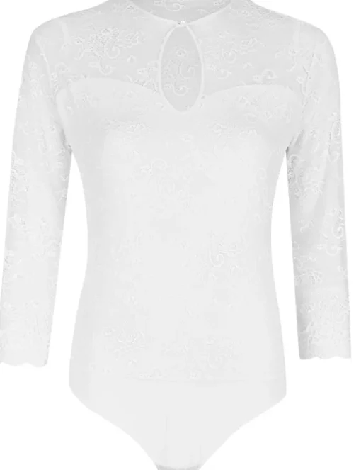 Nina von C. Trachten Blusen Body "Maja" 16591892 | Weiß