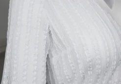 Pierre Marcel Damen Halbarm Spitzen Dirndlbluse Liora mit Stehkragen - Weiß