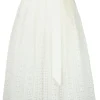 Pierre Marcel Transparente Blümchen Dirndlschürze Anna - Creme