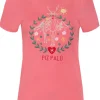 Piz Palü Damen Shirt "Albaching" mit Hirsch Motiv | Alpenrose