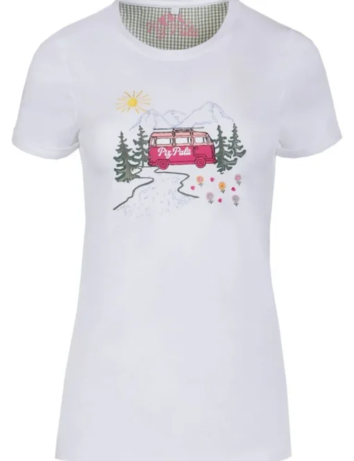 Piz Palü Damen Shirt "Allersberg" mit Trachten Motiv | Edelweiß