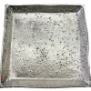 Riffelmacher Deko Teller quadratisch 70752 - Silber 28x28cm