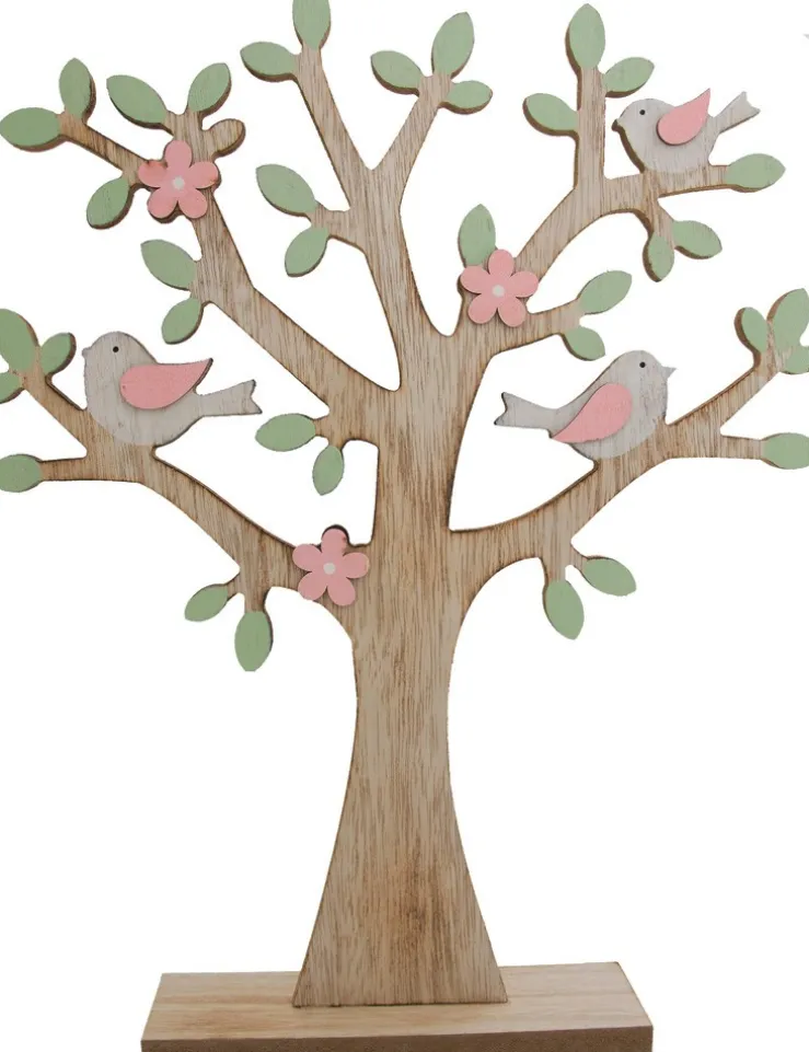 Riffelmacher Dekobaum mit Vögeln 06272 | ca. 32 x 41 cm