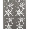 Riffelmacher Fensterdekoration Schneeflockenbanner 75139 - Weiß Glitter 60cm
