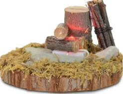 Riffelmacher Lagerfeuer mit LED Licht 78319 | 7,5cm