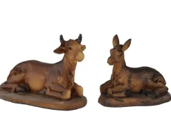 Riffelmacher Ochse und Esel 2-tlg. - 4,4-6 cm - 78049