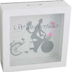 Riffelmacher Spardose "Wunscherfüller" 08335 | 15 x 15 cm - Hochzeitsgeschenk