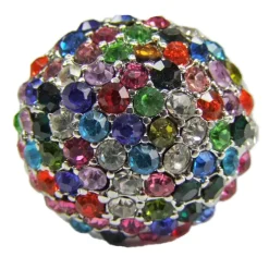 Ring Colorful mit Strasssteinen - Funky