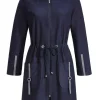 RINGELLA Damen Frotteemantel mit Kapuze 2218605 | Marineblau