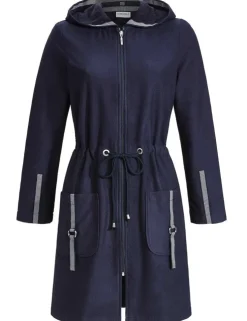 RINGELLA Damen Frotteemantel mit Kapuze 2218605 | Marineblau