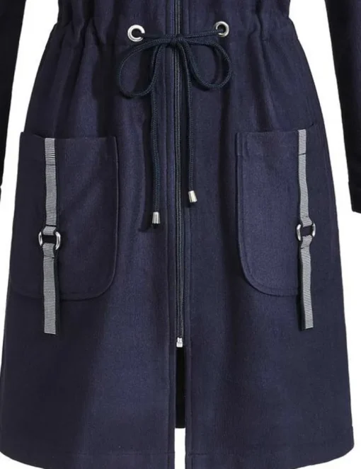 RINGELLA Damen Frotteemantel mit Kapuze 2218605 | Marineblau