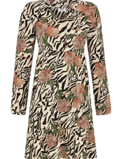 RINGELLA Damen Kleid mit Leoparden Design 2538001 | Beige