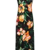 RINGELLA Damen Kleid mit Floraldessin "Tropical" 3271113 | Schwarz