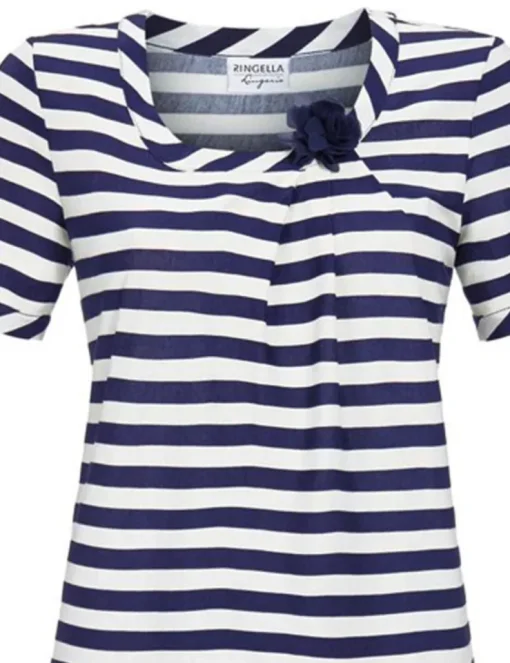 RINGELLA Damen Pyjama mit Caprihose "Maritim" 3261224 | Night Blau