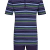 RINGELLA Herren Kurzarm Pyjama "Stripes" 4241301 | Marine Blau