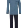RINGELLA Herren Langarm Pyjama "Square" 4541215 | Blau