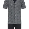 RINGELLA Herren Pyjama Shorty "Grey Circles" 2241311 | Anthrazit