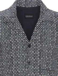 RINGELLA Herren Pyjama Shorty "Grey Circles" 2241311 | Anthrazit