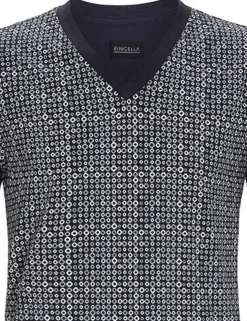 RINGELLA Herren Pyjama Shorty "Circles" 2241309 | Anthrazit