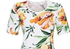 RINGELLA Nachthemd mit Floraldessin "Tropical" 3271009 | Weiß