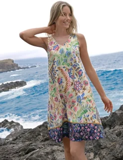 RINGELLA Ärmelloses Sommer Kleid "Bloomy" 3251006 | Vanille