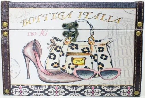 Schmuckkästchen Schatzkiste aus Holz "Italia"