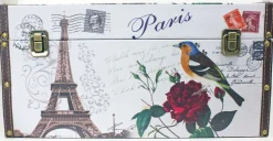 Schmuckkästchen Schatzkiste aus Holz "Paris"