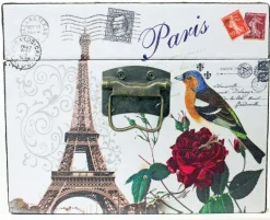 Schmuckkästchen Schatzkiste aus Holz "Paris"