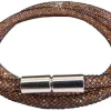 Stardust Armband dreireihig Hellbraun
