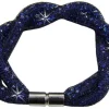 Stardust Armband zweireihig gedreht Blau