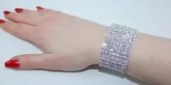 Strass Armband Brilliance 9-Reihig