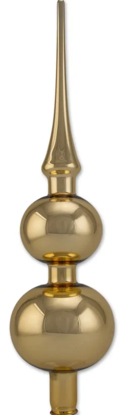 Thüringer Glasdesign Weihnachtsbaum Doppelspitze 31 cm - Gold - A036-0303-999