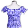Trachten Bluse Liesl Blau