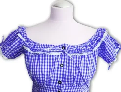 Trachten Bluse Liesl Blau