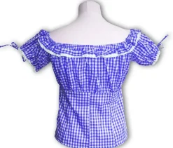 Trachten Bluse Liesl Blau