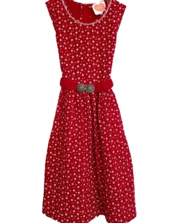 Turi Kinder Trachtenkleid "Kati" mit Blümchenmuster | Rot