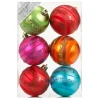 Weihnachtskugeln MilleFiori Kunststoff Ø 8cm / 6 Stück von Inge-Glas