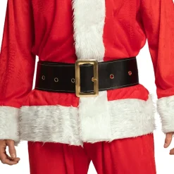 Weihnachtsmann Nikolaus Gürtel 150 cm | Schwarz