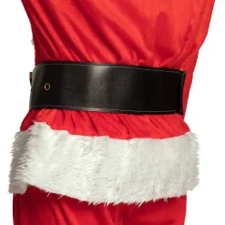 Weihnachtsmann Nikolaus Gürtel 150 cm | Schwarz