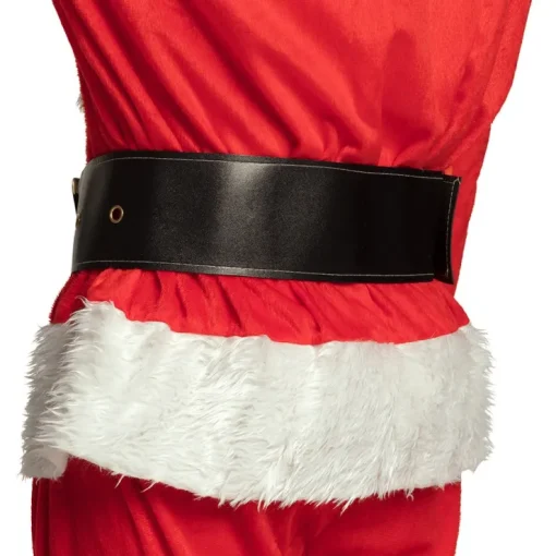 Weihnachtsmann Nikolaus Gürtel 150 cm | Schwarz
